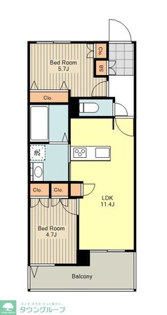 ラウレアN吉祥寺の物件間取画像